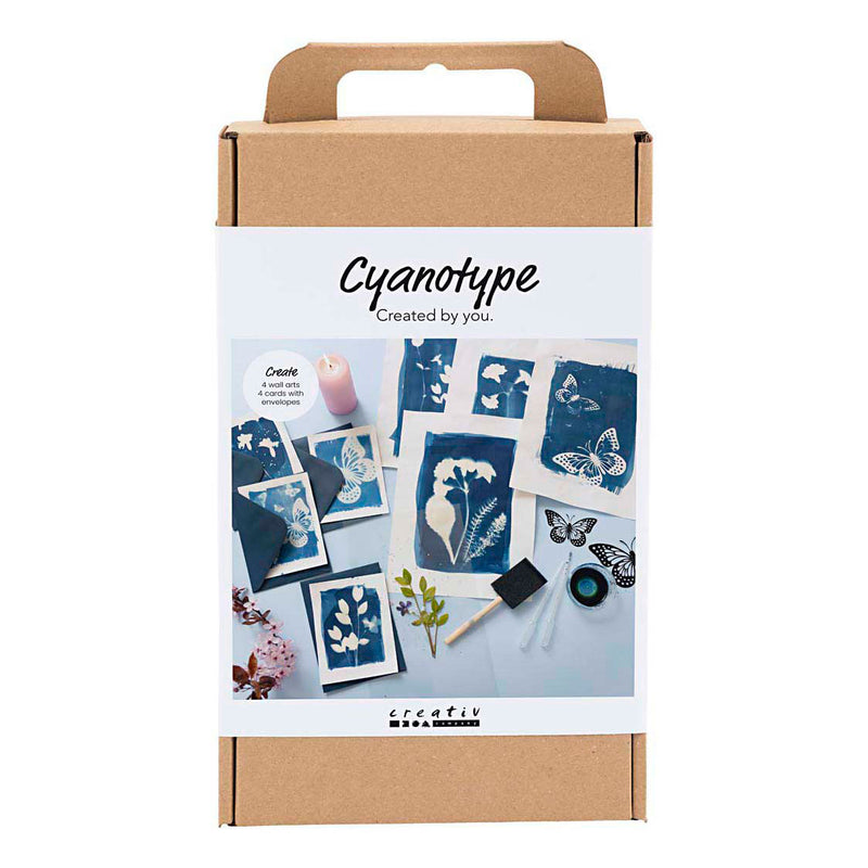 ギャラリービューアに画像をロードする, Creativ company hobbyset cyanotypie blauw
