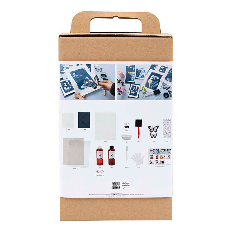 Chargez l'image dans la visionneuse de la galerie, Creativ company hobbyset cyanotypie blauw
