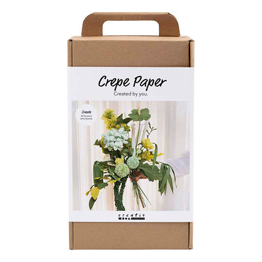 Creativ company maxi hobbyset bloemenboeket van crepepapier