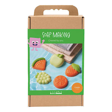 Creativ company hobbyset zeep maken fruit groen en oranje