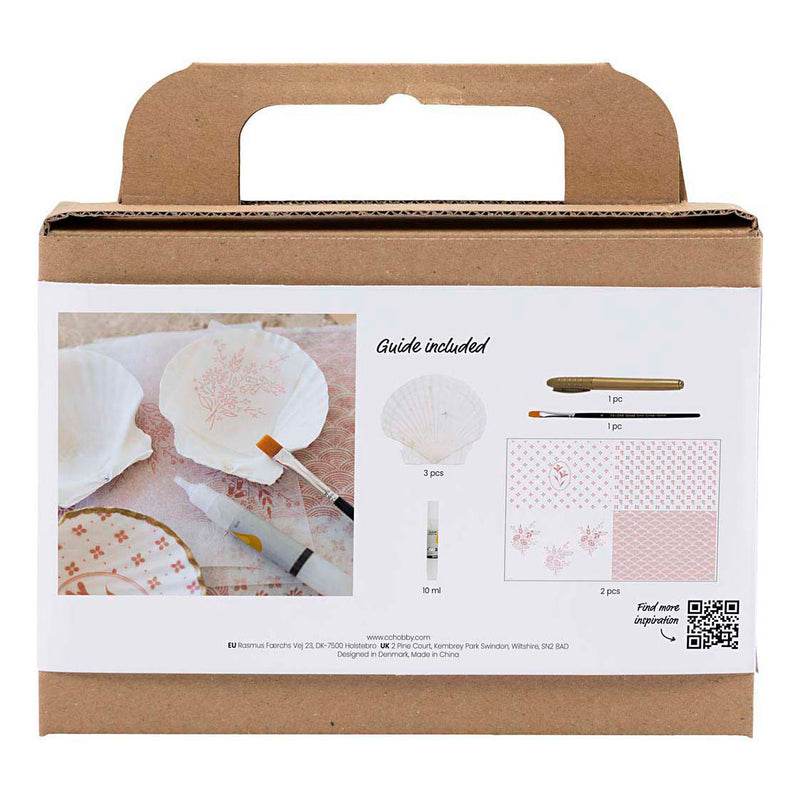 Afbeelding laden in galerijviewer, Creativ company https: www.cchobby.nl mini-hobbyset-decoupage-mosselschelpen-lichtroze-1-doos
