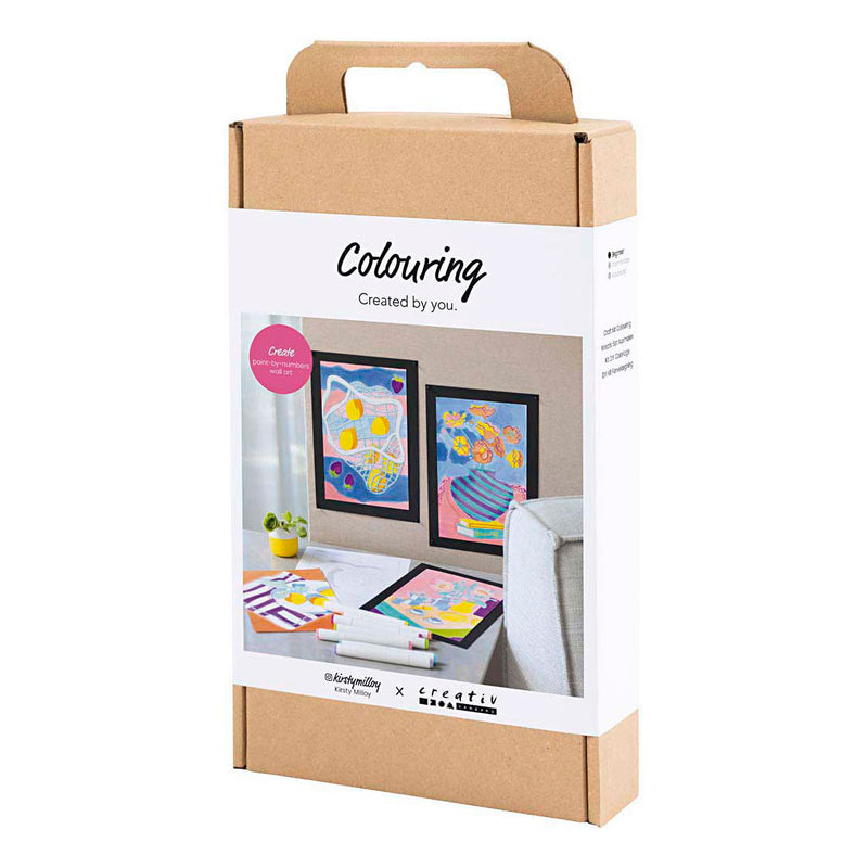 Afbeelding laden in galerijviewer, Creativ company hobbyset kleuren schilderen volgens cijfers markeerstiften
