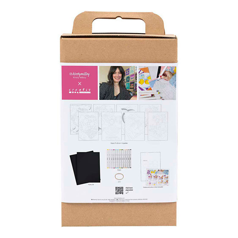 Afbeelding laden in galerijviewer, Creativ company hobbyset kleuren schilderen volgens cijfers markeerstiften

