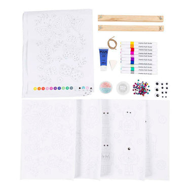 Creativ company hobbyset kleuren vlinder en robot in vrolijke kleuren