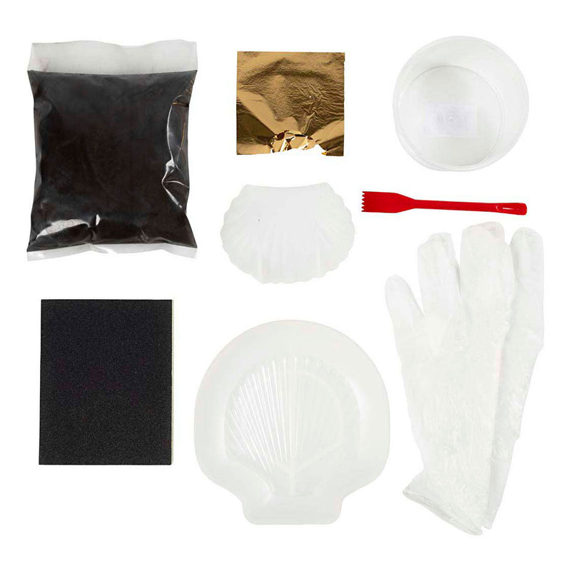 Load image into Gallery viewer, Creativ company hobbyset hars gieten mossel zwart goud
