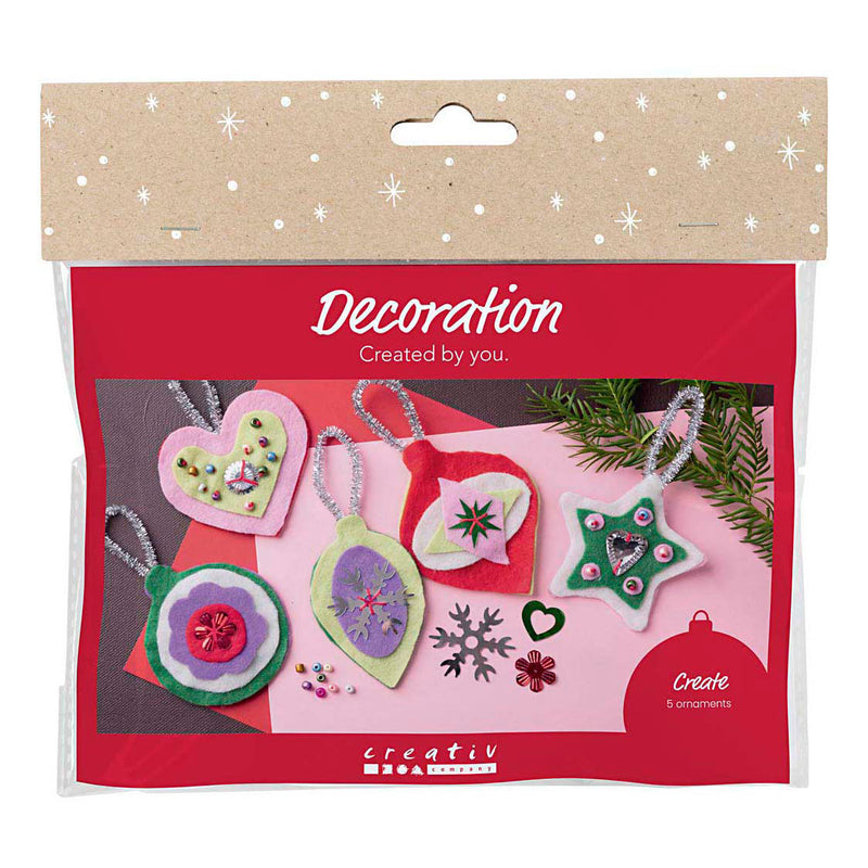 Afbeelding laden in galerijviewer, Creativ company mini hobbyset decoratie vilten kerstdecoraties
