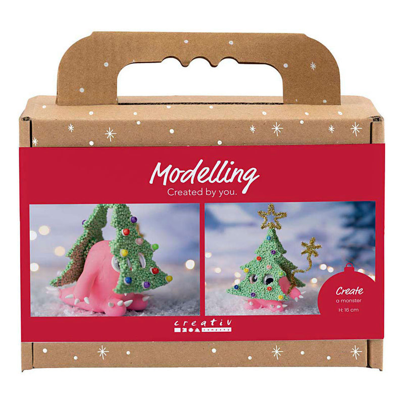 Load image into Gallery viewer, Creativ company mini hobbyset boetseren kerstboommonster
