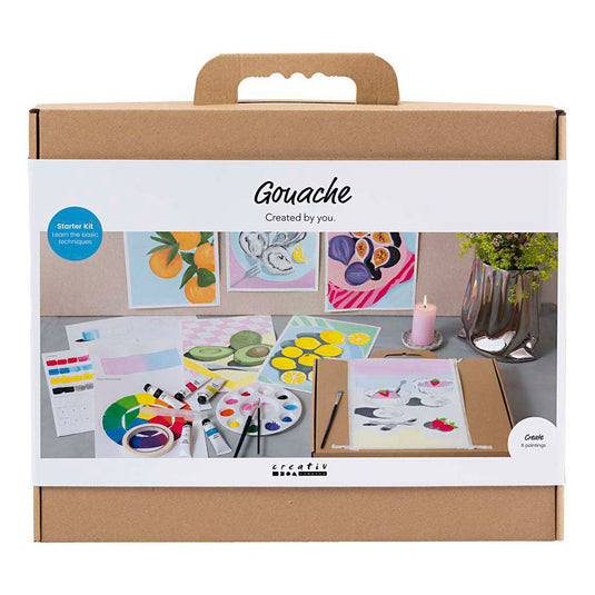 Creativ company starter hobbyset gouache schilderijen