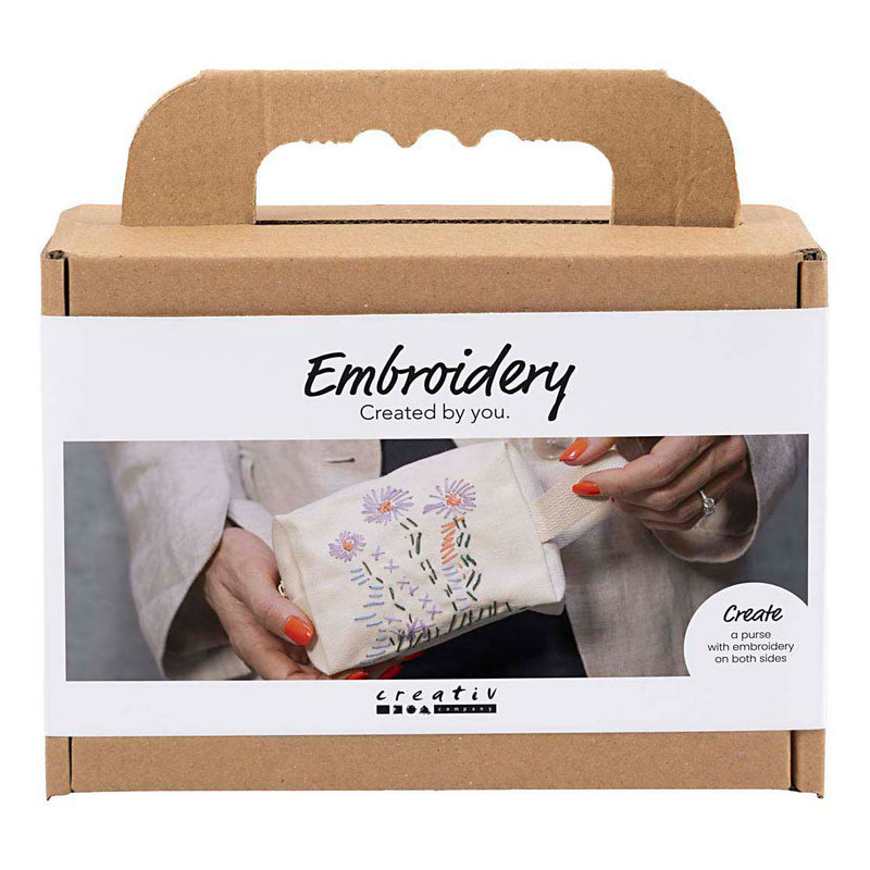 Load image into Gallery viewer, Creativ company mini hobbyset borduurwerk make-up tas
