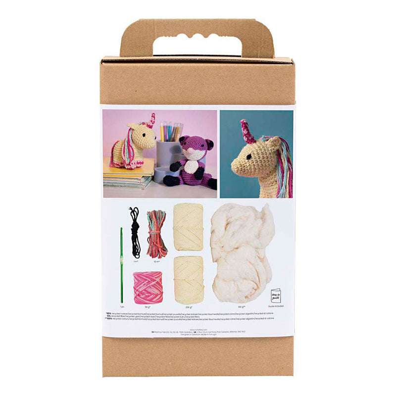 Load image into Gallery viewer, Creativ company hobbyset amigurumi eenhoorn
