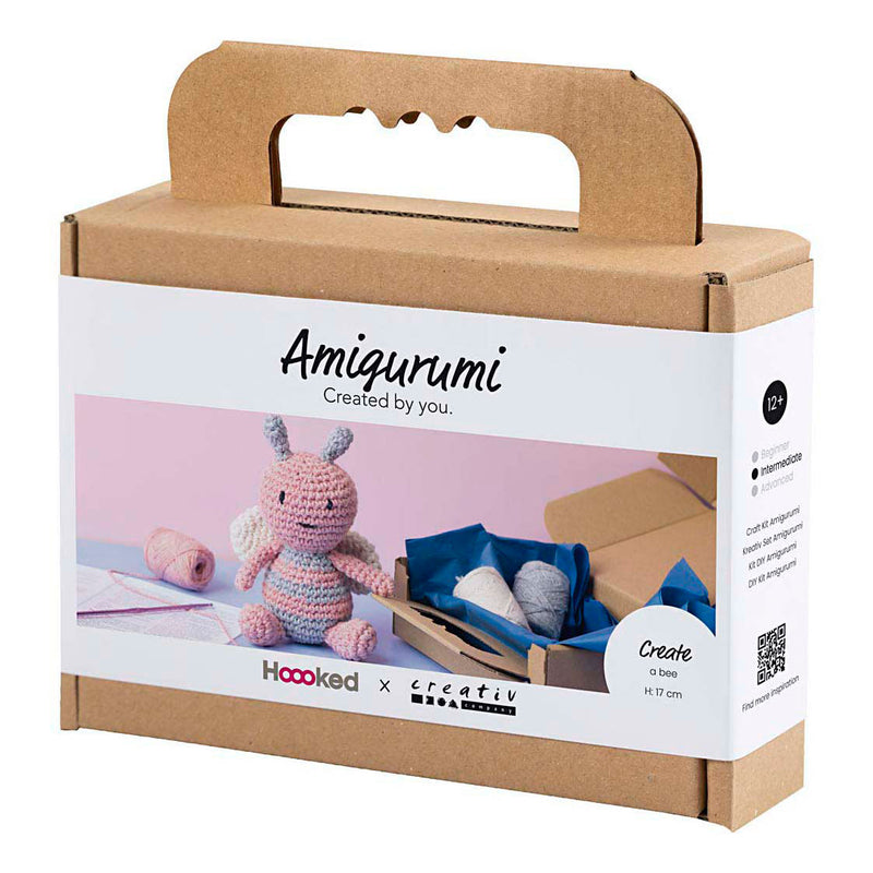 Load image into Gallery viewer, Creativ company https: www.cchobby.nl hobbyset-amigurumi-honingbij-pastelkleuren-1-doos
