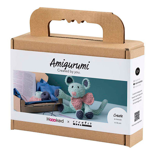 Creativ company http: www.cchobby.nl hobbyset-amigurumi-muis-mint-1-doos