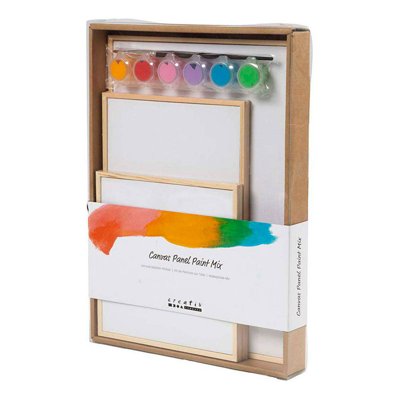 Load image into Gallery viewer, Creativ company set canvas panelen kleurrijk
