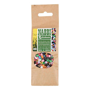 Creativ company nabbi biobeads 5x5mm diverse kleuren - 1000st.