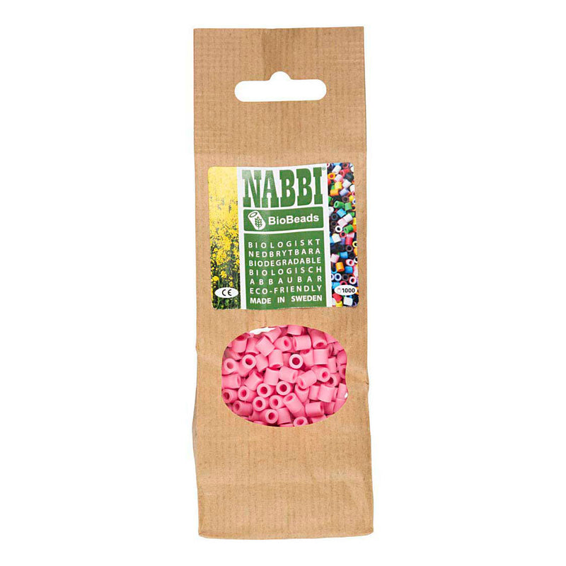 Load image into Gallery viewer, Creativ company nabbi biobeads 5x5mm roze - 1000st.
