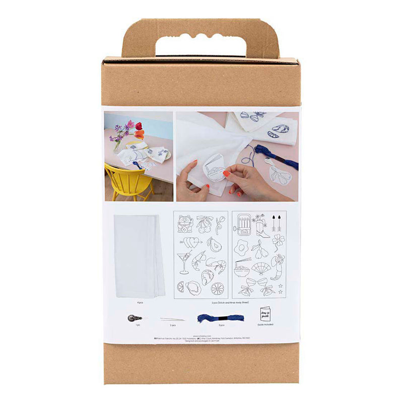 Load image into Gallery viewer, Creativ company hobbyset borduurwerk servetten
