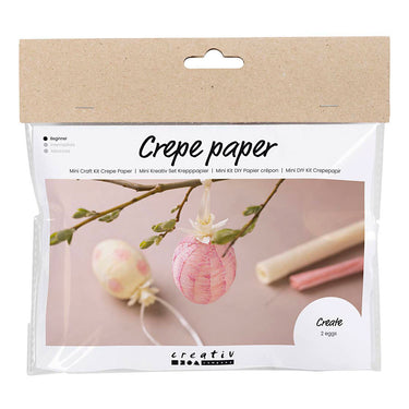 Creativ company mini hobbyset crepepapier paaseieren