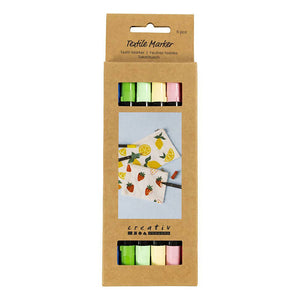 Creativ company tekstielstiften 6 stuk