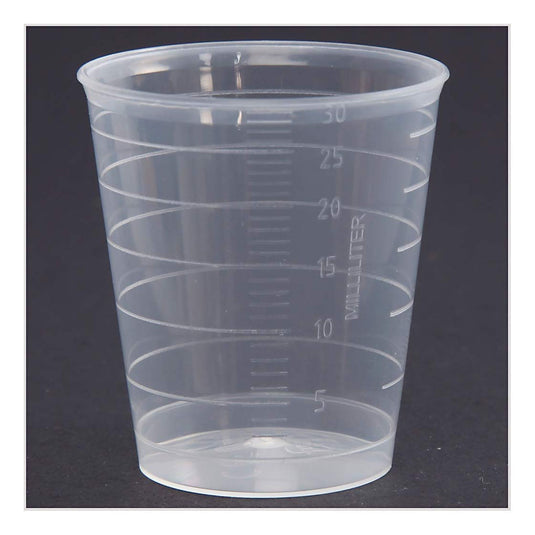 Creotime bekertje met deksel, 30 ml, 75 stuks