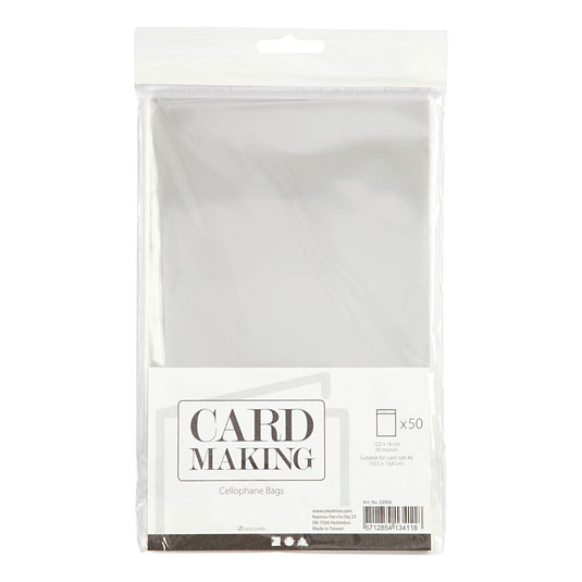 Creativ company cellofaan zakjes 16x12,2cm - 50st.