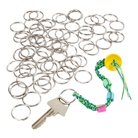 Creativ company sleutelring, d: 25 mm, 100 stuks