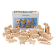 Creativ company http: www.cchobby.nl houten-dieren-boerderij-en-safari-h-3-14-5-cm-dikte-2-cm-44-stuk-1-doos
