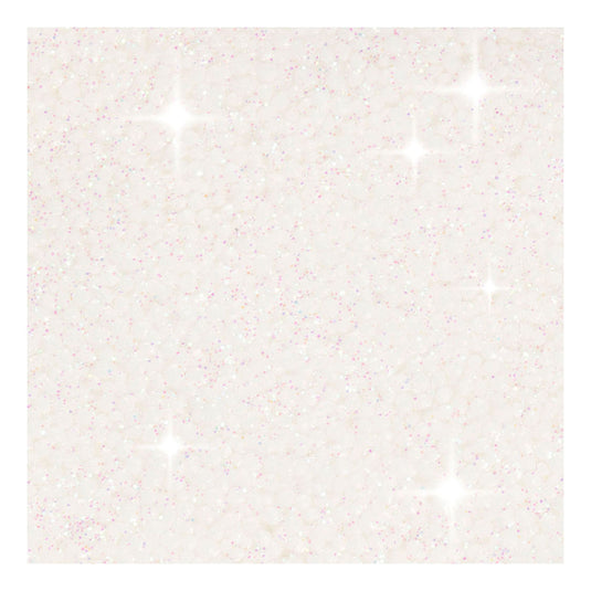 Creativ company foam clay glitter wit - 35gr.