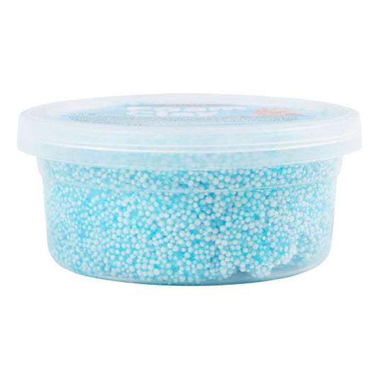 Creativ company foam clay glitter lichtblauw - 35gr.
