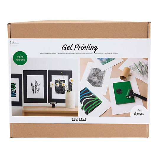 Creativ company groepsset gelprinten kleurrijke prints