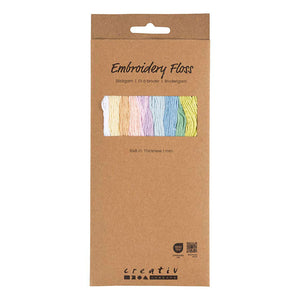 Creativ company borduurgaren pastelkleuren - dikte 1mm - 10x8m