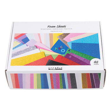 Creativ company https: www.cchobby.nl foam-vellen-a4-vel-210x297-cm-diverse-kleuren-40-vel-1-doos