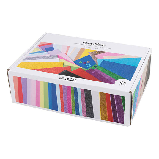 Creativ company https: www.cchobby.nl foam-vellen-a4-vel-210x297-cm-diverse-kleuren-40-vel-1-doos