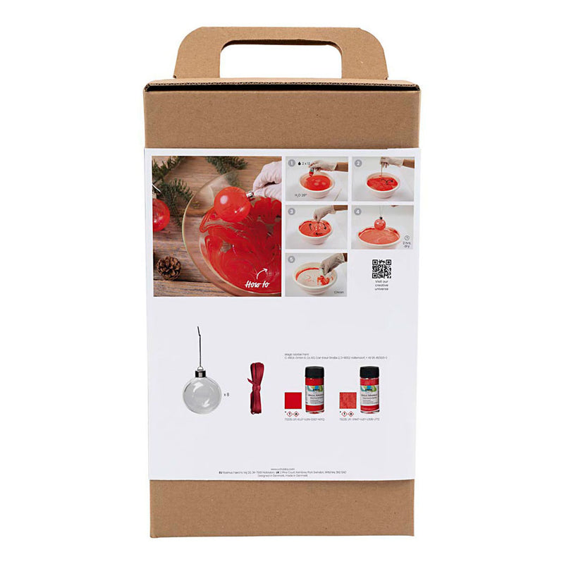 ギャラリービューアに画像をロードする, Creativ company hobbyset kerstballen marmeren
