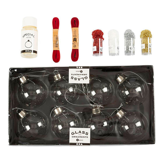 Creativ company https: www.cchobby.nl hobbyset-kerstballen-glitter-1-doos