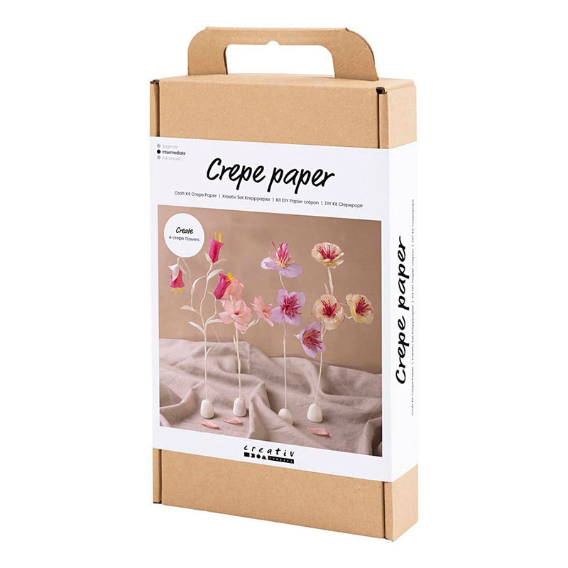 Chargez l'image dans la visionneuse de la galerie, Creativ company hobbyset crepepapier bloem pastelkleuren
