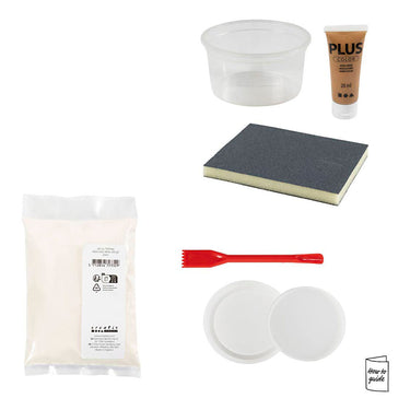 Creativ company hobbyset hars gieten pot met deksel