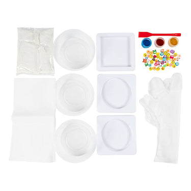 Creativ company hobbyset gieten tegels - blauw, rood en geel