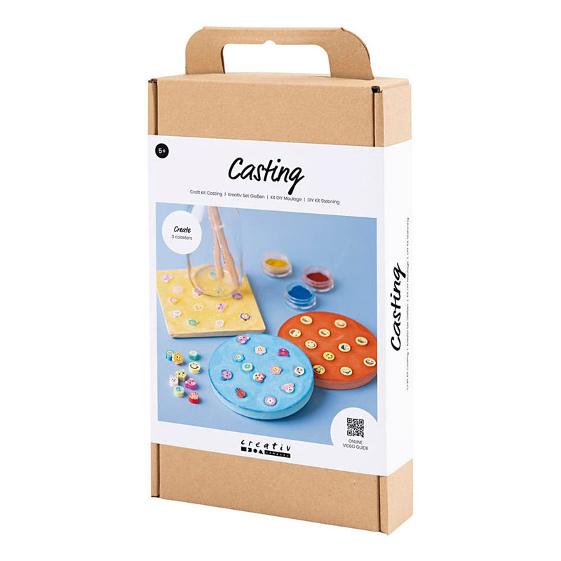 ギャラリービューアに画像をロードする, Creativ company hobbyset gieten tegels - blauw, rood en geel
