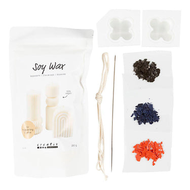 Creativ company https: www.cchobby.nl hobbyset-kaarsen-maken-bubble-sojakaars-beige-lichtblauw-creme-1-doos