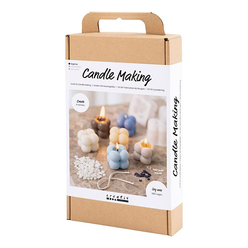 Afbeelding laden in galerijviewer, Creativ company hobbyset kaarsen maken - 6 kaarsen
