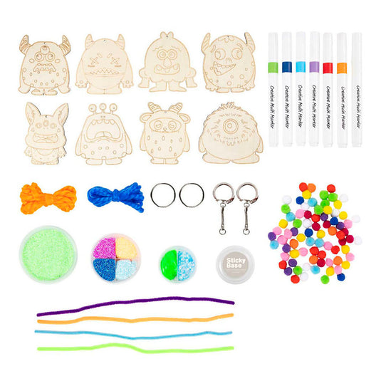 Creativ company hobbyset decoratie - 8 monsters