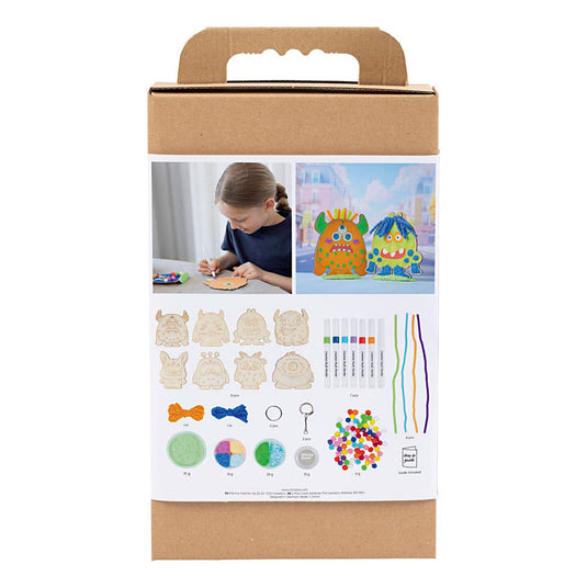Creativ company http: www.cchobby.nl hobbyset-decoratie-monsters-kleurrijk-vrolijke-kleuren-sterke-kleuren-1-doos