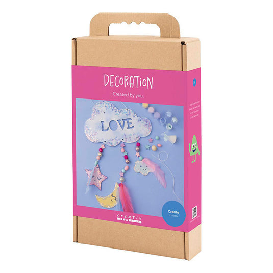 Creativ company http: www.cchobby.nl hobbyset-decoratie-wolk-maan-ster-glitterkleuren-pastelkleuren-1-doos