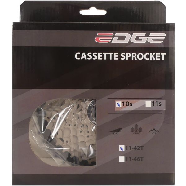 Load image into Gallery viewer, Edge cassette 10 speed cs-m6010 11-42t - zilver zwart
