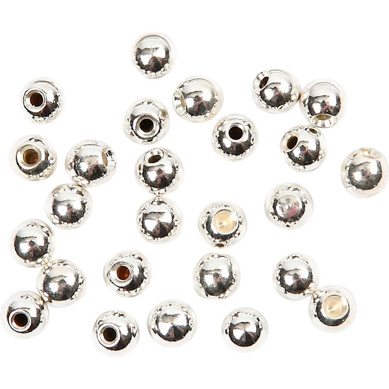 Load image into Gallery viewer, Https: www.cchobby.nl eindkralen-voor-memory-wire-d-3-mm-gatgrootte-1-mm-verzilverd-20-stuk-1-doos
