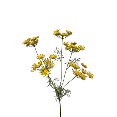 Roberts collection kunstbloem dille 80cm geel