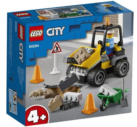 Lego city - 60284 bulldozer met kruiwagen