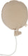 Jollein - stoffen ballon - 25x50cm - biscuit - party collection - muurdecoratie ballon van stof - babykamer decoratie
