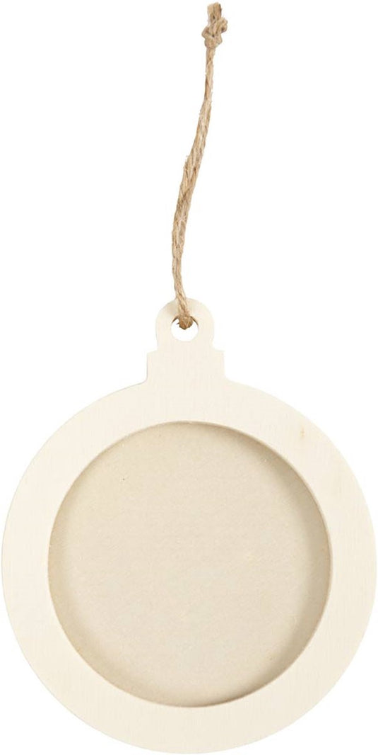 Creativ company cc houten lijst met ophangkoord 8 cm