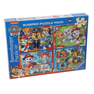 Load image into Gallery viewer, Puzzel paw patrol 4 x 42 stukjes
